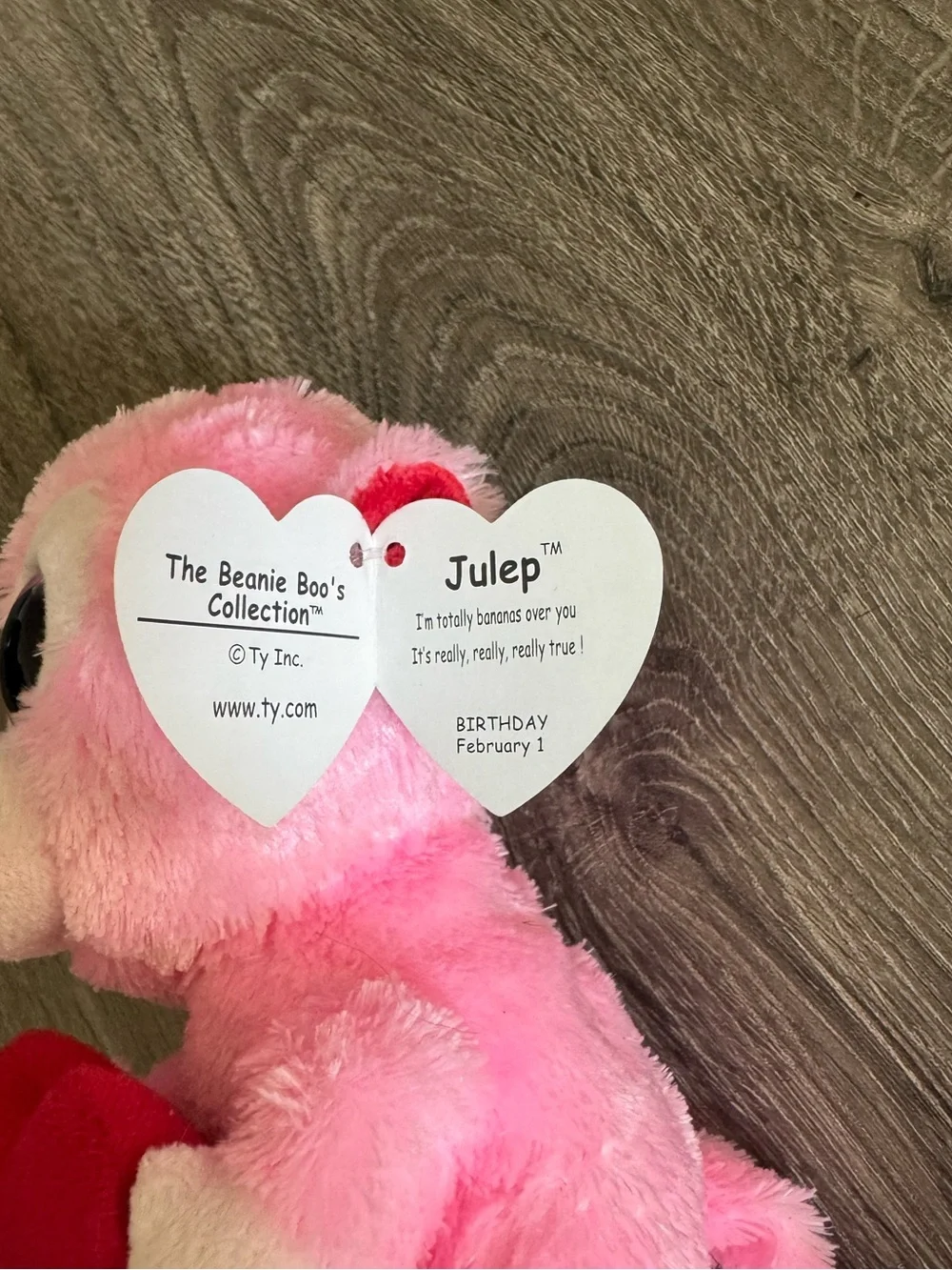Beanie Boo - Julep the Pink Monkey